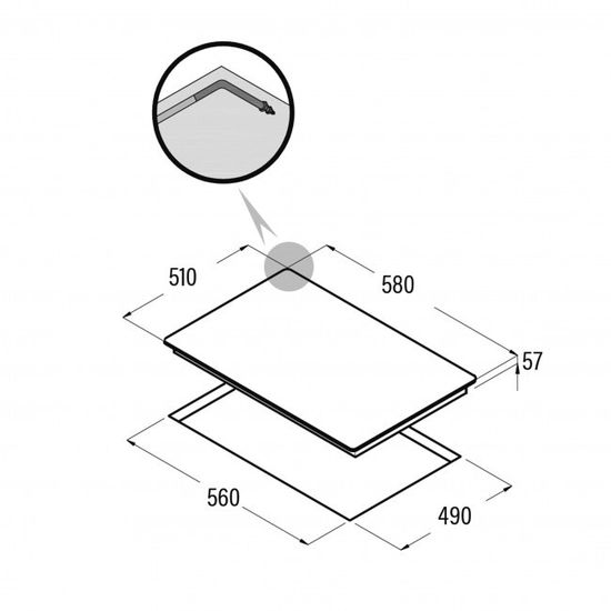 Газовая варочная панель CATA RGI 6031 WH
