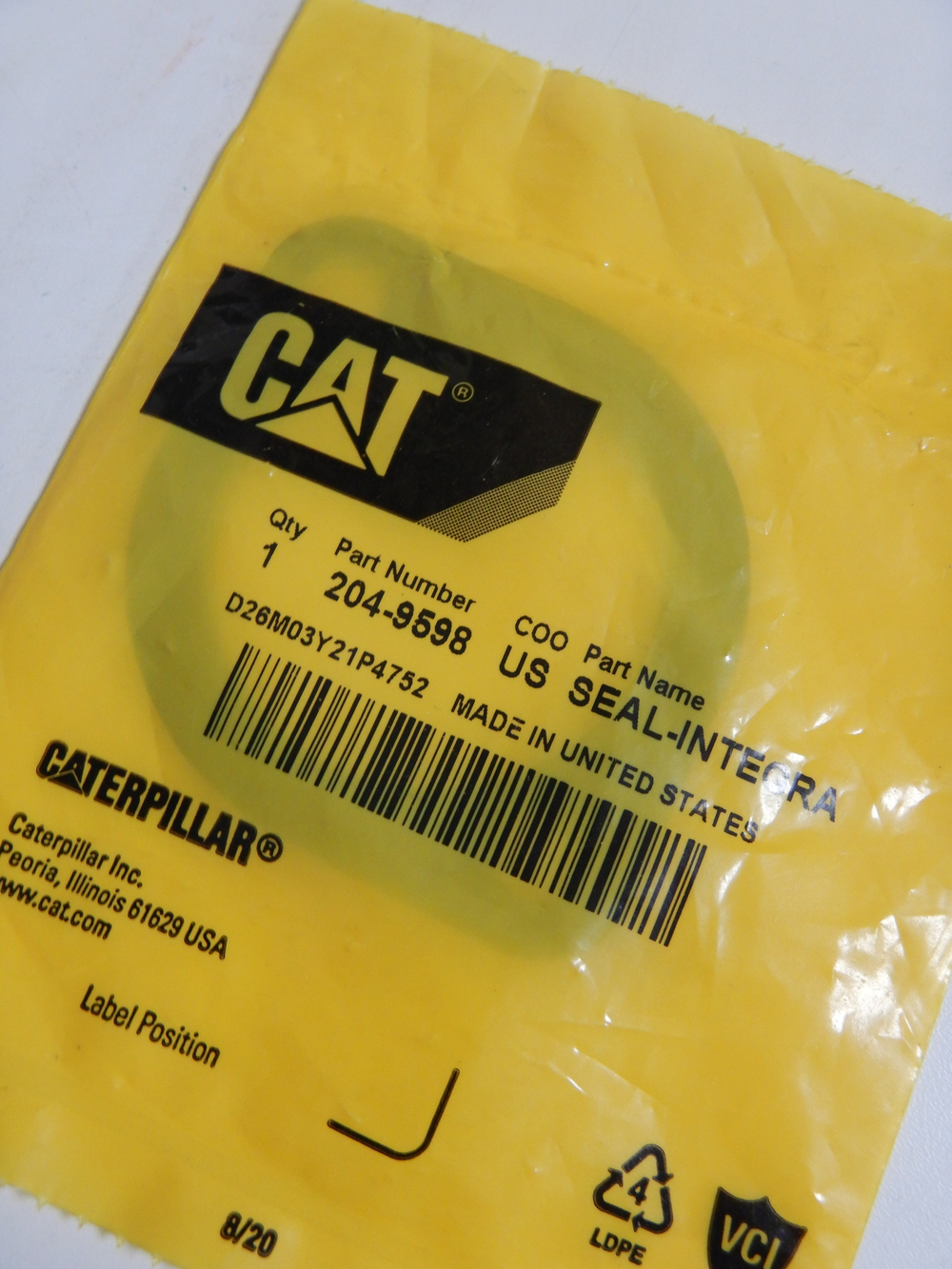 прокладка уплотнительная АРТ: 2049598