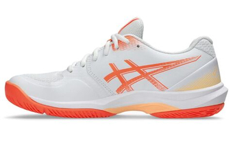Женские кроссовки для бадминтона/сквоша Asics Court Hunter FF - white/vivid coral