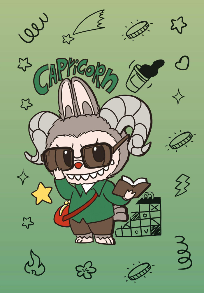 The Monsters. Астрологический блокнот Козерог (Лабубу)