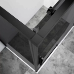 Душевой уголок Vincea Slim-N VSR-4SN8011CGB 110x80 стекло тонированное/профиль черный