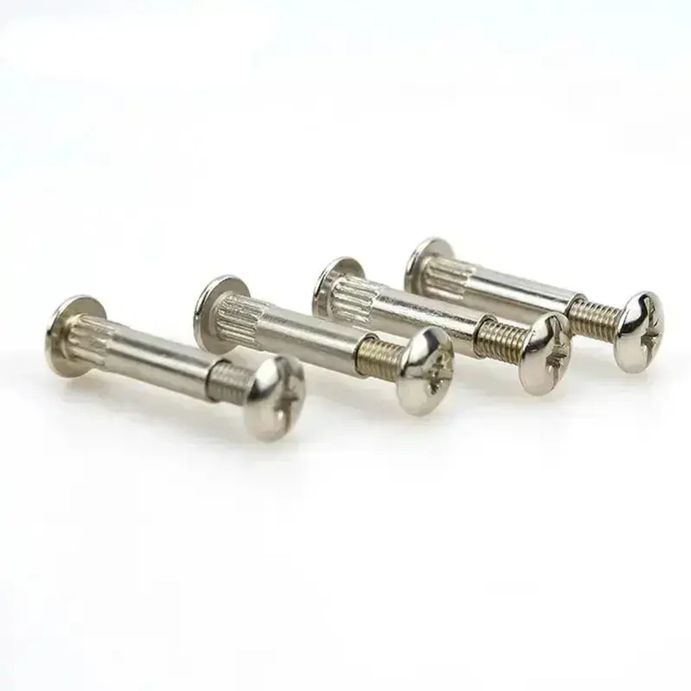 Стяжка мебельная межсекционная, Диаметр 5 мм, М4 , 20 штук, для стягивания боковин мебели общей толщиной от 32 до 40 мм