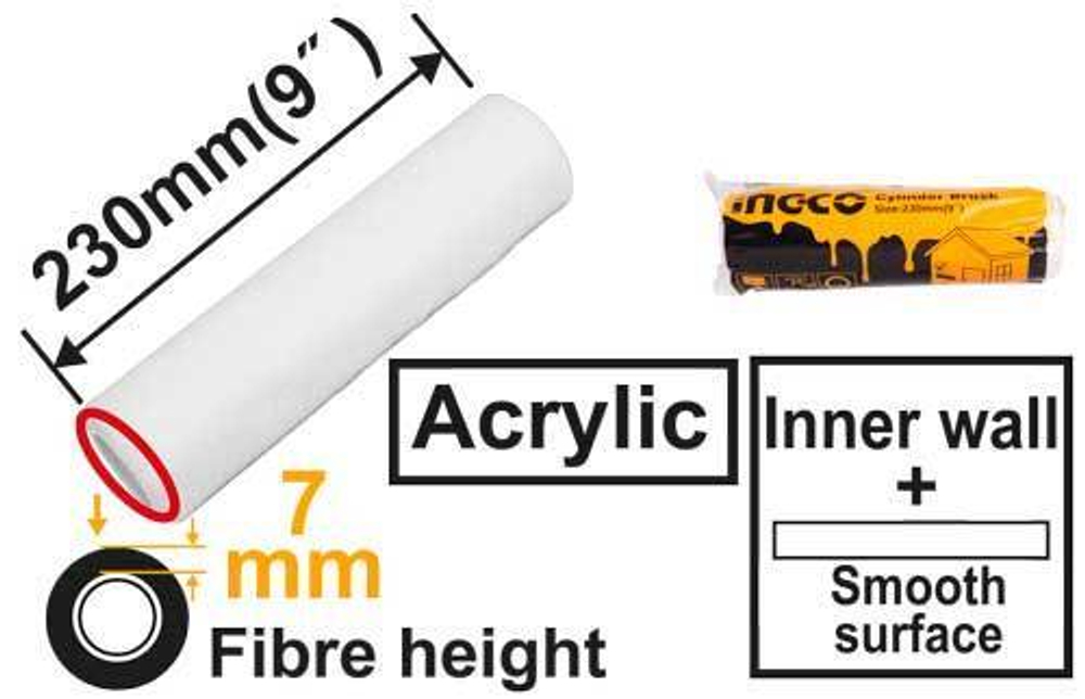 Сменный ролик для малярного валика