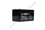 SKAT SB 12012 АКБ свинцово-кислотная тип AGM 12V 1,2Ач Iзар.0,36А, ножевые клеммы