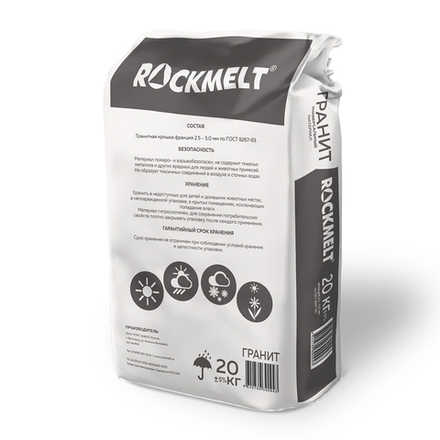 Гранитная крошка Rockmelt, 20 кг