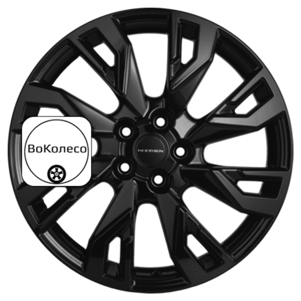 7x18/5x108 ET33 D60,1 KHW1809 (OMODA C5) Black Khomen Wheels