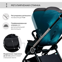 Детская коляска Sweet Baby Elegante 2 в 1 SBL Chrome Black