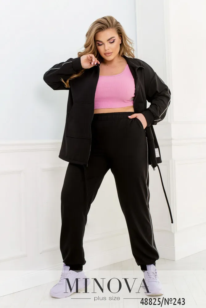 Костюм 243-Черный Minova