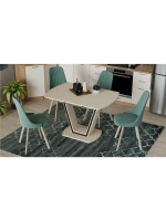 Стол кухонный обеденный раздвижной 120х80х77 см