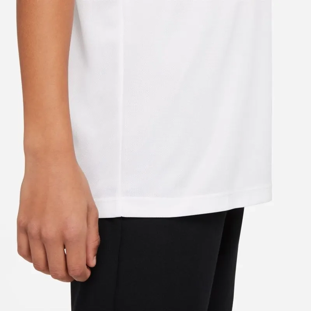 Детская теннисная футболка Nike Boys Dri-Fit Victory Golf - white/black