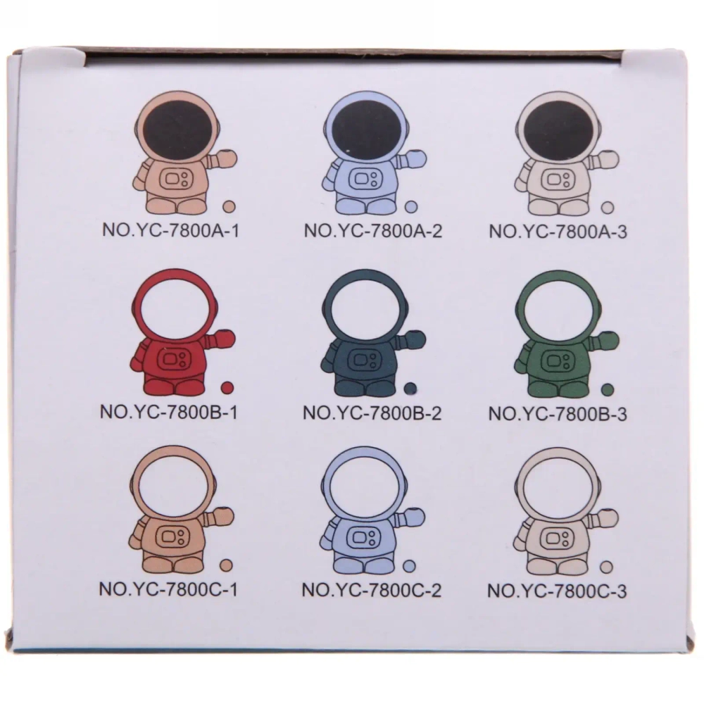 Светильник настольный «Cosmo-Привет с другой планеты» LED 21*9*7см USB 5v 3w, Красный