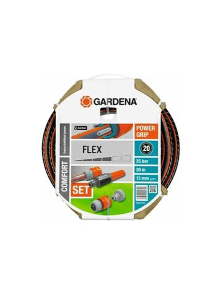 Комплект Gardena : шланг Flex + фитинги + наконечник для полива (шланг)