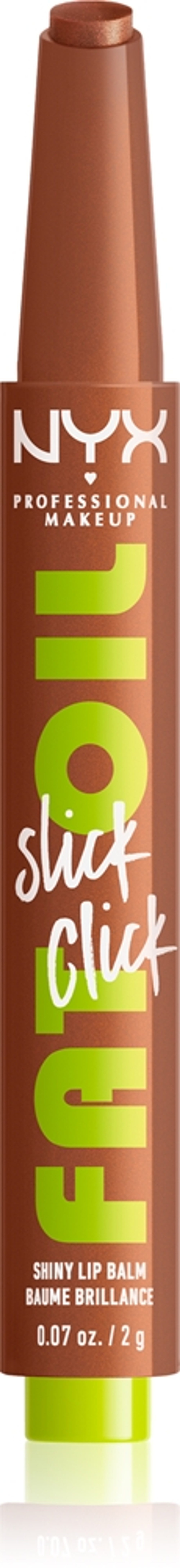 NYX Professional Makeup Fat Oil Slick Click - Тонирующий бальзам для губ оттенок Feedworthy, 2 g
