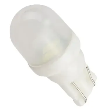 Лампочка светодиодная T10-1W Ceramic 12v белая KING T10-1W Ceramic W