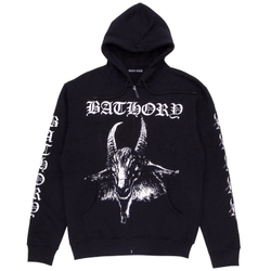 Толстовка на молнии Bathory Goat logo (093)