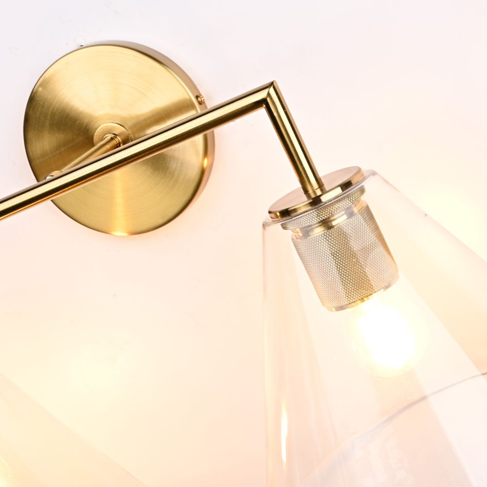 Бра Rh Utilitaire Funnel Shade Double Sconce Brass By Imperiumloft