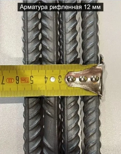 Арматура стальная 12 мм 1 м 20 шт (пачка XL)