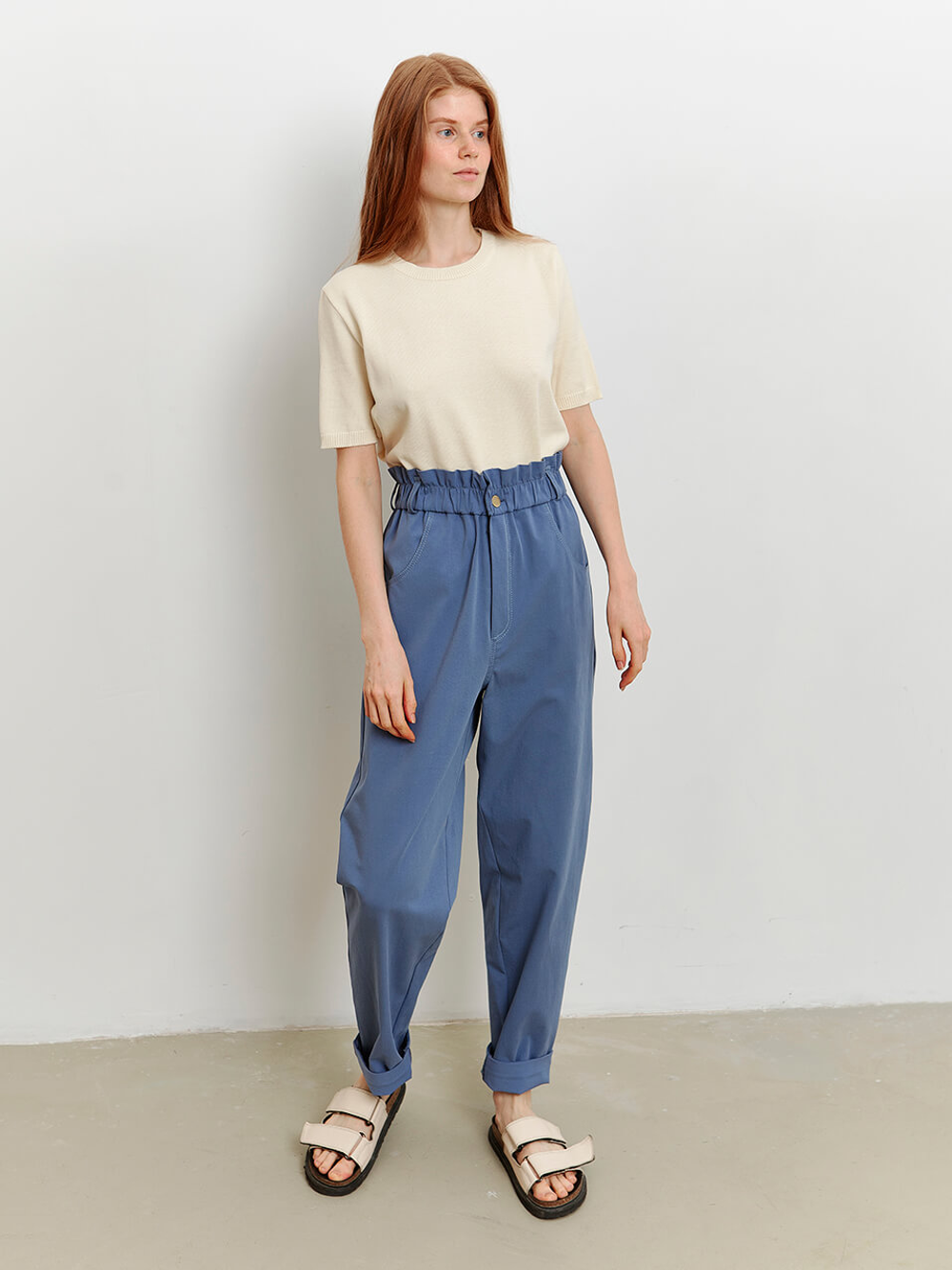 Брюки Cotton Light Blue