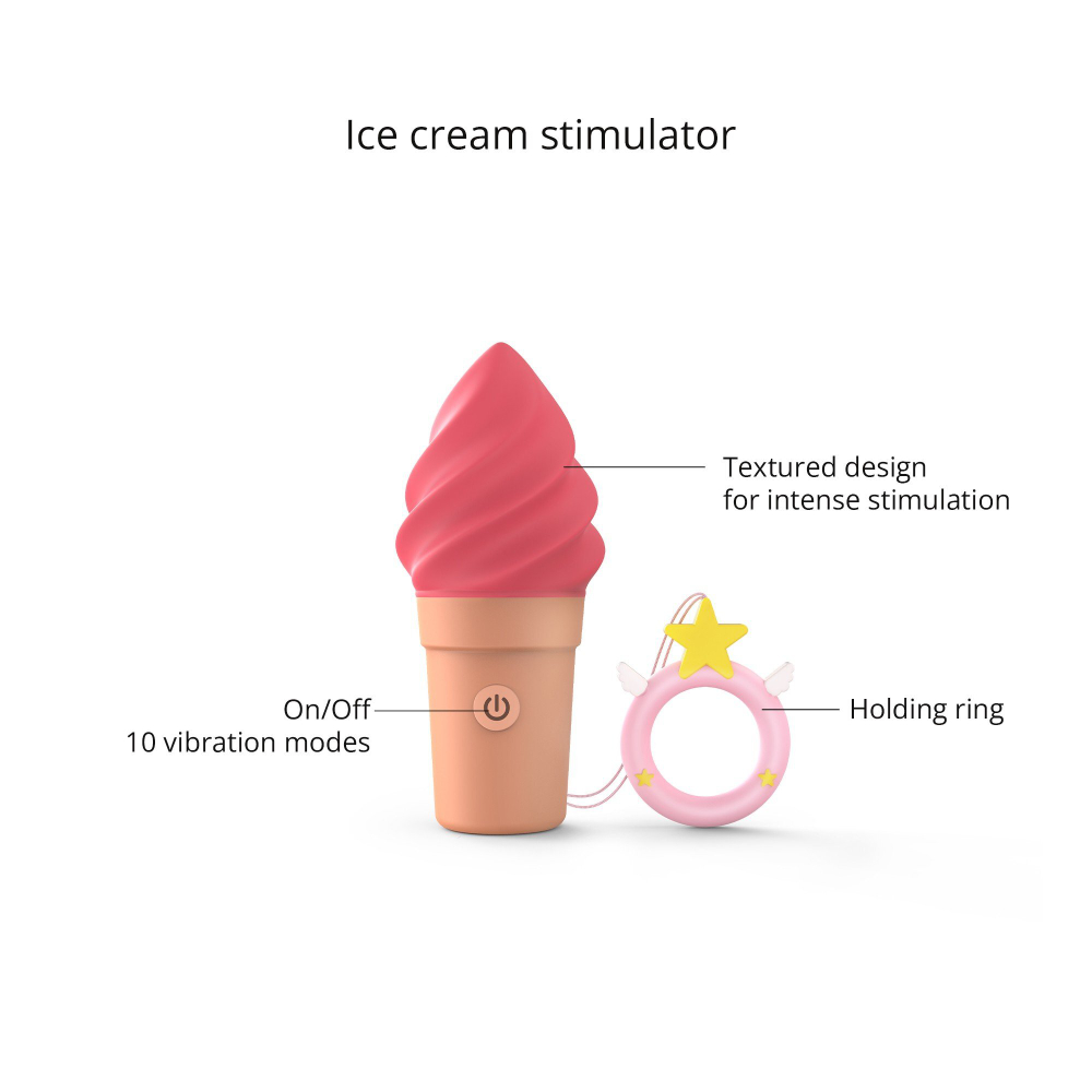 Мини вибратор Love to Love CAND'ICE - RASPBERRY JOLLY