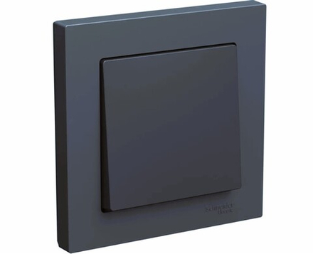 ATN001071 Schneider AtlasDesign Переключатель перекрестный 1кл с/у карбон механизм