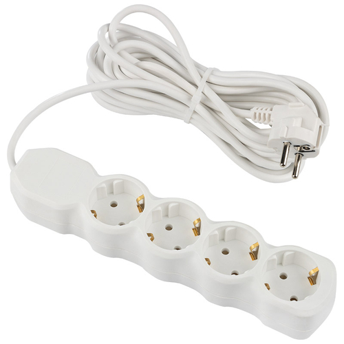 Удлинитель Engy "Гранд" 7м/4роз с заземлением (ПВС 3х0.75)