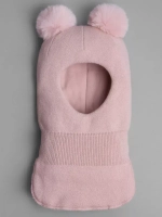 Шапка шлем детская зимняя вязаная