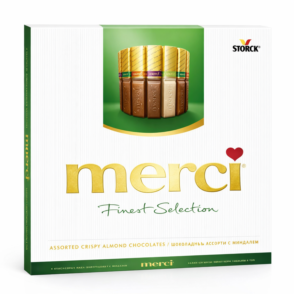 Merci набор шоколадных конфет ассорти 250г