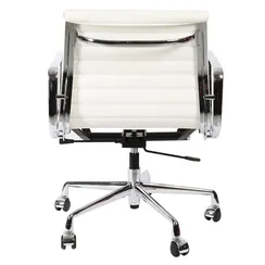 Офисное кресло Eames Ribbed EA 117 белая кожа