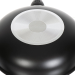 Сковорода-вок алюминий, 30 см, антиприг, Daniks, чер, WOK309-BLK