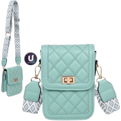 Сумка женская через плечо «Шанти», цвет мятный, 19*6,5*13*3,5см (лейбл Ultramarine)