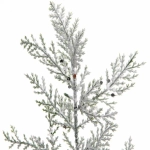 Ветка декоративная «Блеск» 25 см, Белый