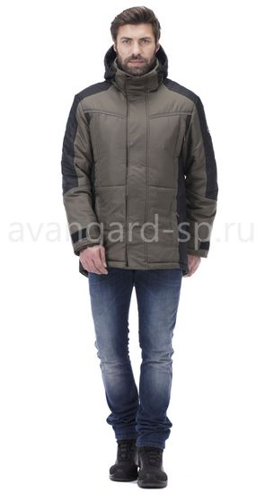 Куртка зимняя "Корсар" (хаки/черный)