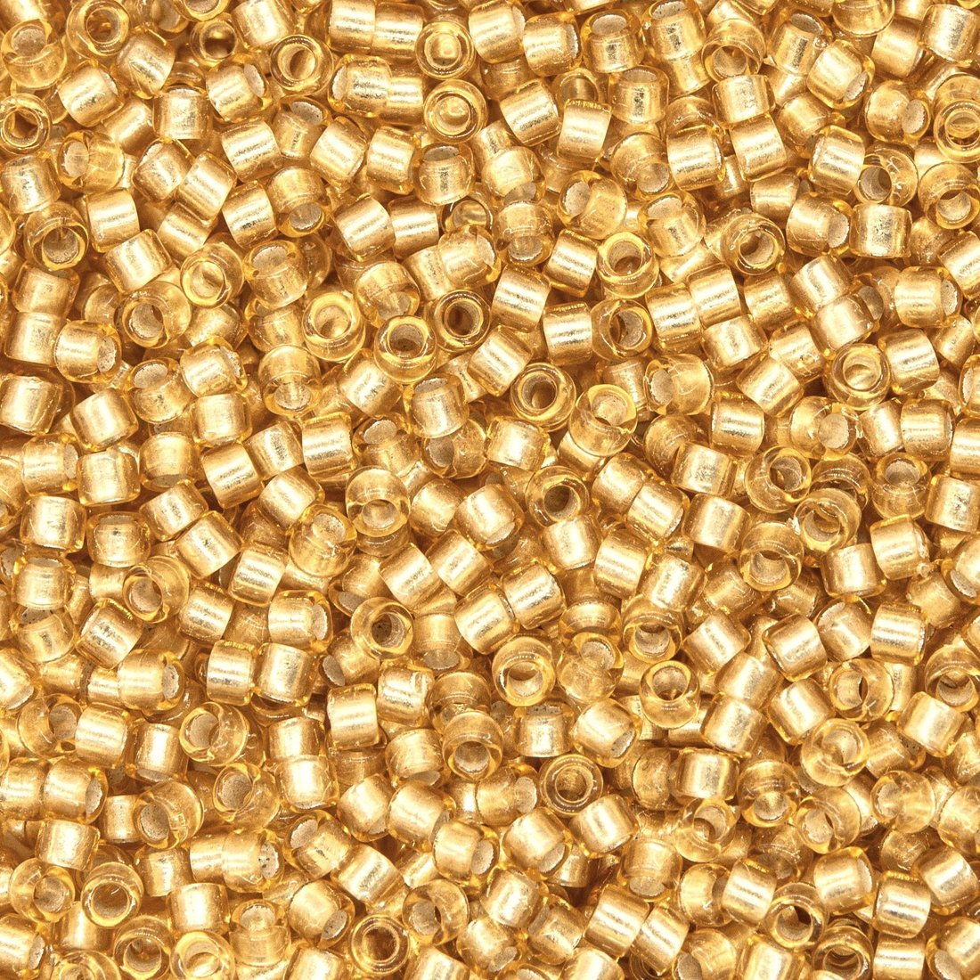 Японский бисер TOHO Treasure (№22F), с внутренним серебрением, прозрачный матовый