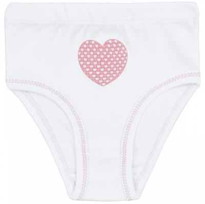 Трусы д/дев интерлок р.122-128 бел (Юлла) 092и ап, 1 шт.