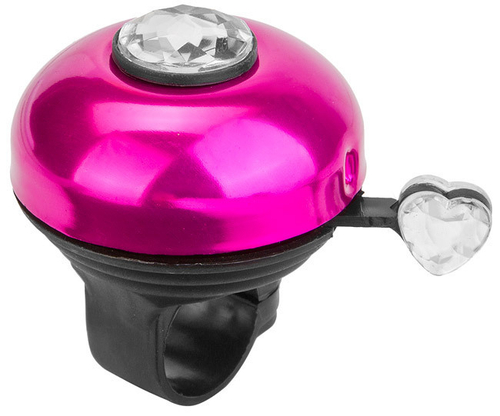 Звонок 43AZ-10 алюминий/пластик, чёрно-пурпурный,15075