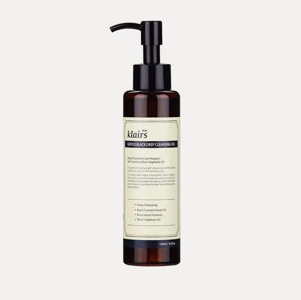 DEAR, KLAIRS Гидрофильное масло Gentle Black Deep Cleansing Oil (150 мл)