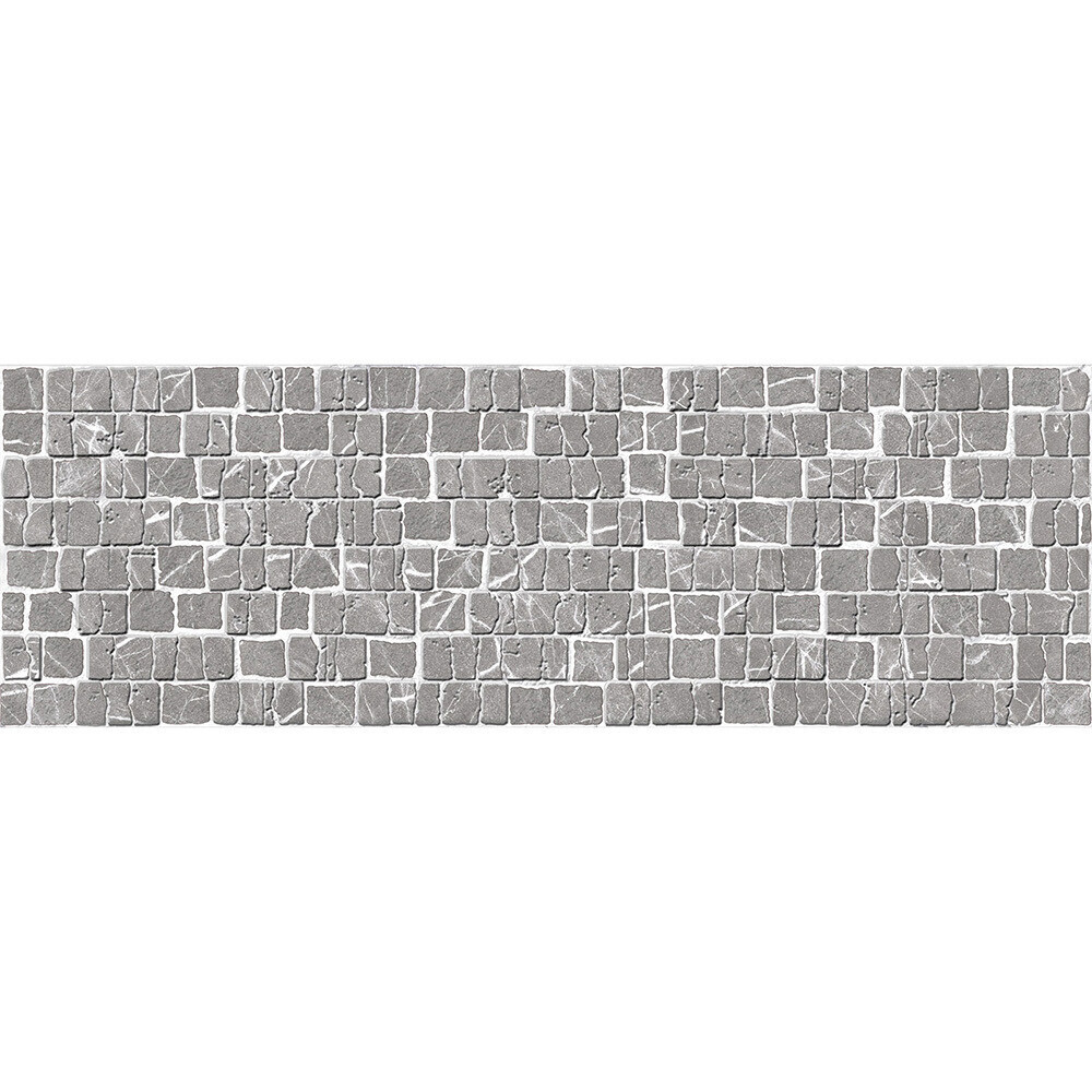 Плитка облицовочная Alma Ceramica Laurent серая мозаика 740x246x9 мм (7 шт.=1,274 кв.м)