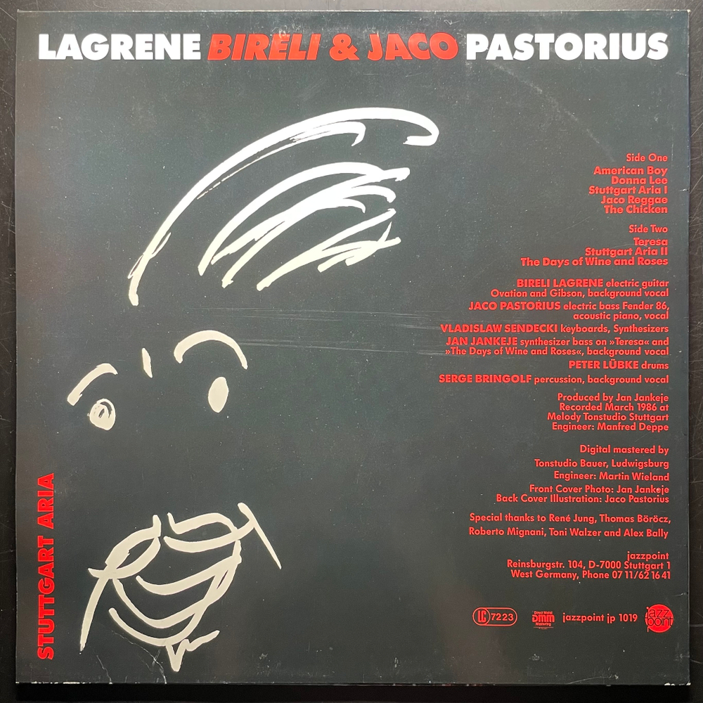 Lagrene Bireli & Jaco Pastorius - Stuttgart Aria (Германия 1986г.)