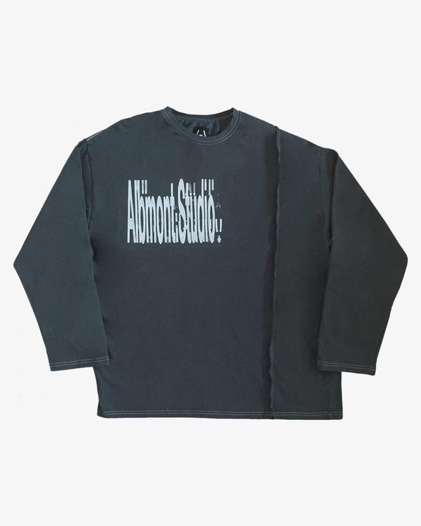 Лонгслив Glitch серый - фото 1