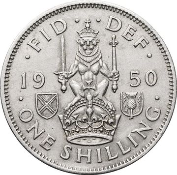 1 шиллинг 1950 Великобритания (Шотландский шиллинг)