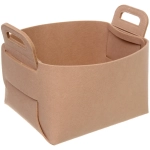 Корзина для хранения войлок 24*21*16 бежевая