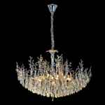 Citilux RITZ CL310121 Люстра хрустальная подвесная Хром