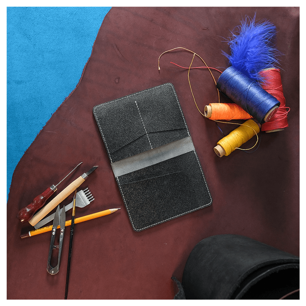 Кожаная обложка на паспорт «Кысь»