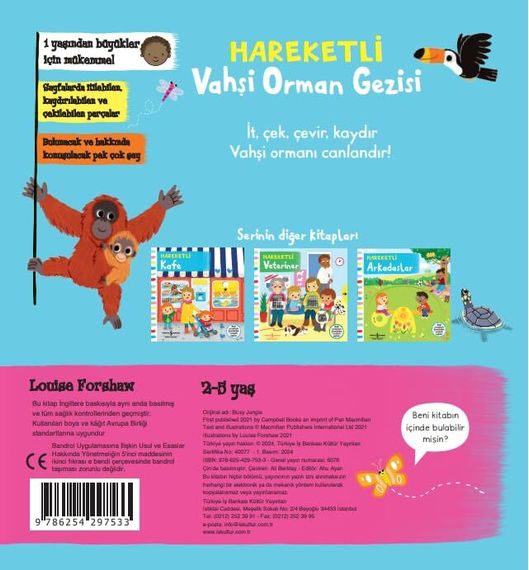 Haraketli vahşi orman gezisi