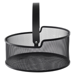 Корзина для хранения ferrant, D25х12,5 см, черная