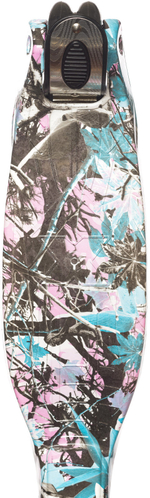 Самокат детский трехколесный Игрокат складной Dino Print Grape black