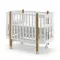Детская кроватка с продольным маятником Гандылян Молли Белая