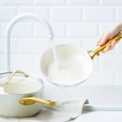 GreenPan Набор из 2 сковородок Padova 20+26 см кремово-белый