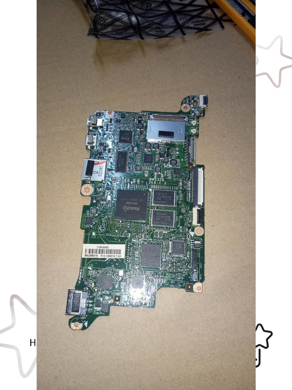 Материнская плата для ноутбука Lenovo IdeaPad A10 PK3188 2GRAM 16G HDMI (90004920), оригинал