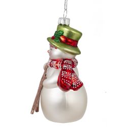 GAEM Украшение новогоднее "Снеговик", L6,5 W6,5 H14 см